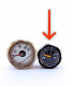 Invert Micro Gas Gauge Black Aluminum 6000psi